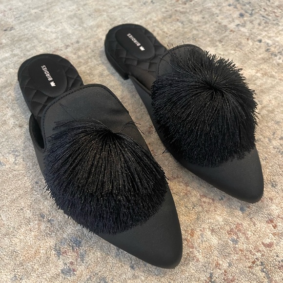 Birdies Pom Pom Flats - Picture 2 of 5